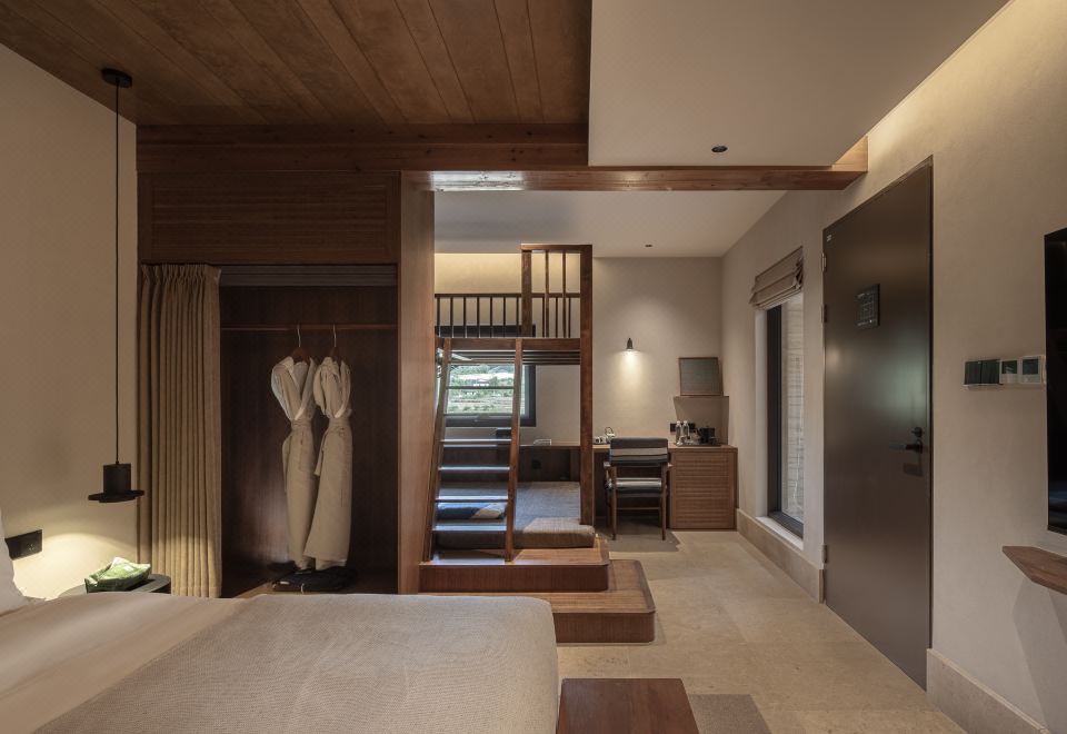 墨岫·舒适大床[童趣上下榻+圆形泡池]