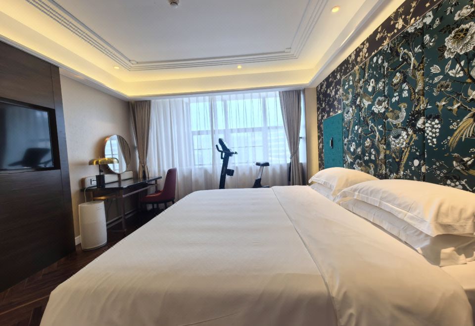 風雅健養大床房（海派風格+動感單車+助眠床品）