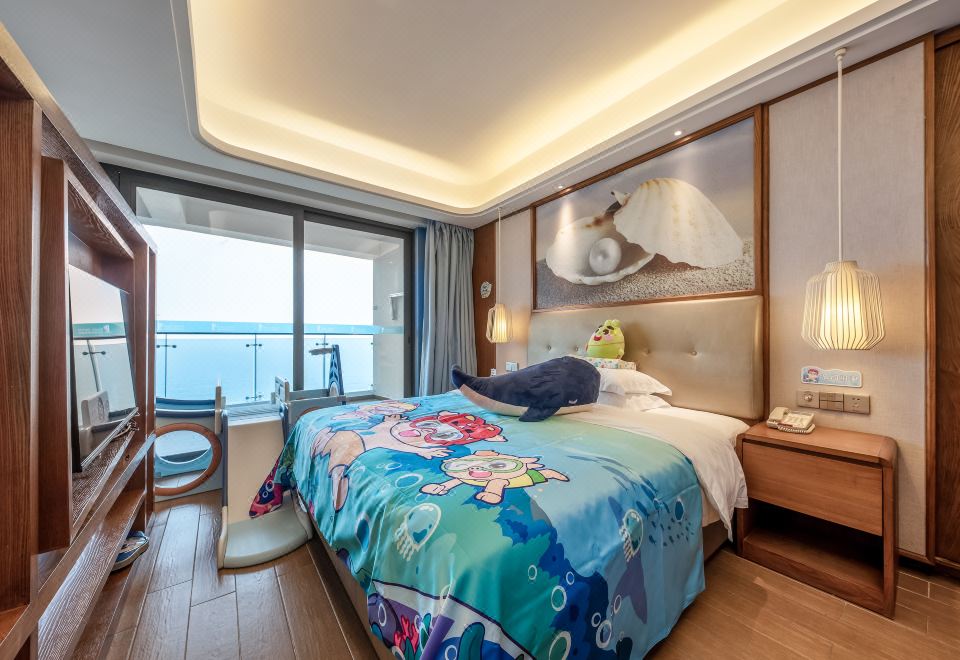 酷芽猪猪侠海景家庭房（子母床）