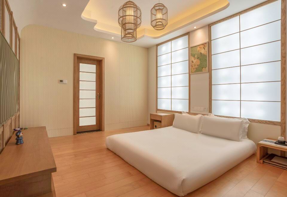 Welcoming·和风大床房「智能客控+minibar+新风系统」