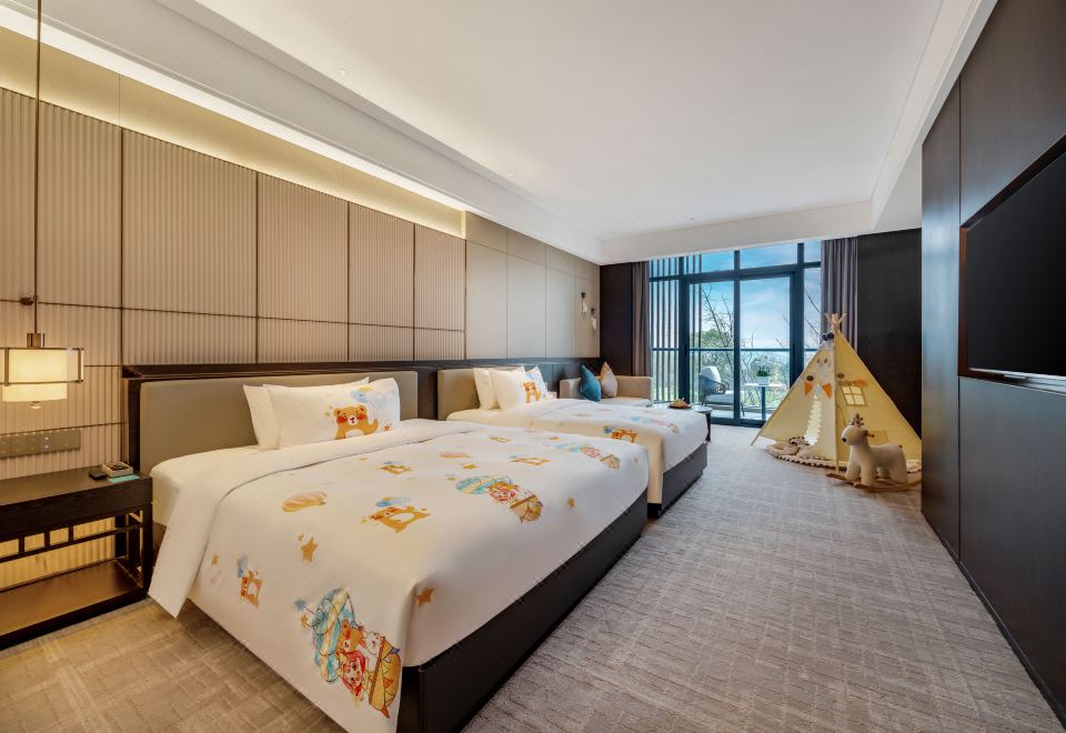 豪华园景亲子房