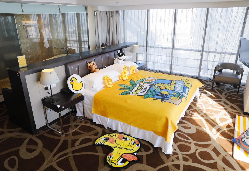 小黄鸭主题亲子房