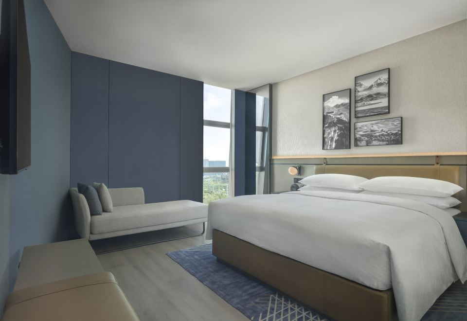 一室一廳|城景豪華套房（全景落地窗＋舒達舒睡床品）