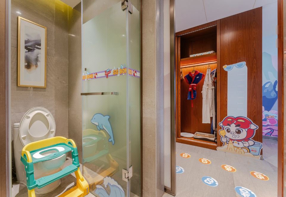 酷芽豬豬俠海洋親子泡池雙床房