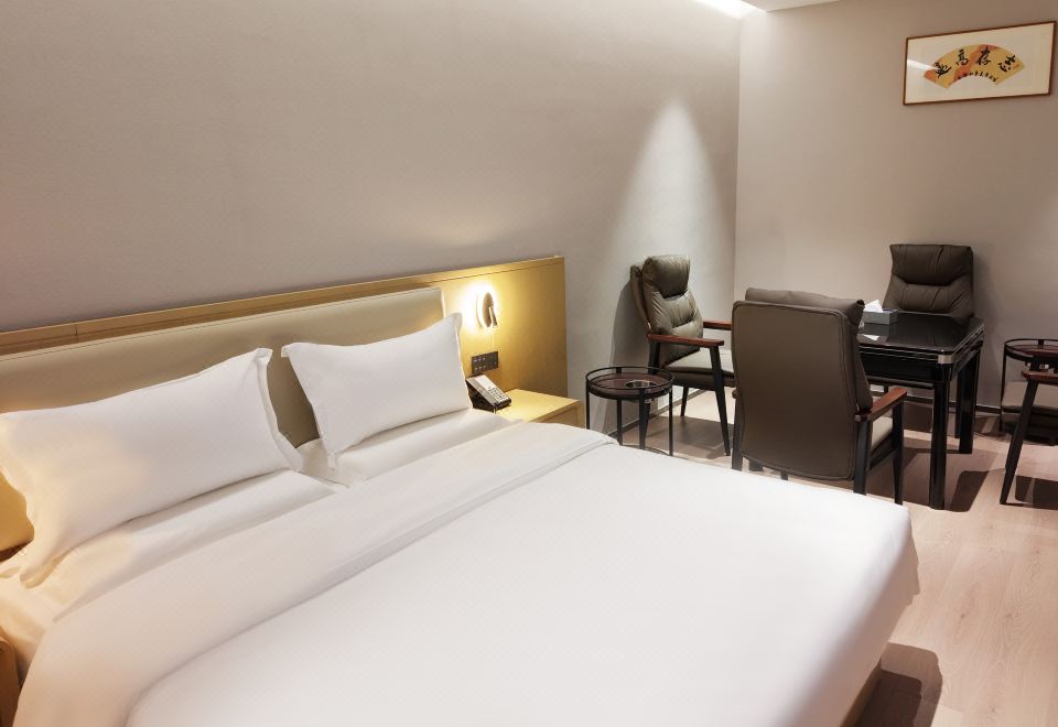 Exclusive Chess&Cards Double Bed Room With Memory Mattress And Smart Control