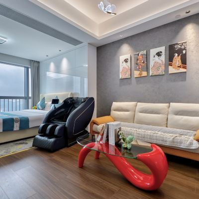 迪曜·城市之巔三床兩衛套房（按摩椅+洗衣機+冰箱） 珠海迪達國際公寓（橫琴口岸長隆店）優惠