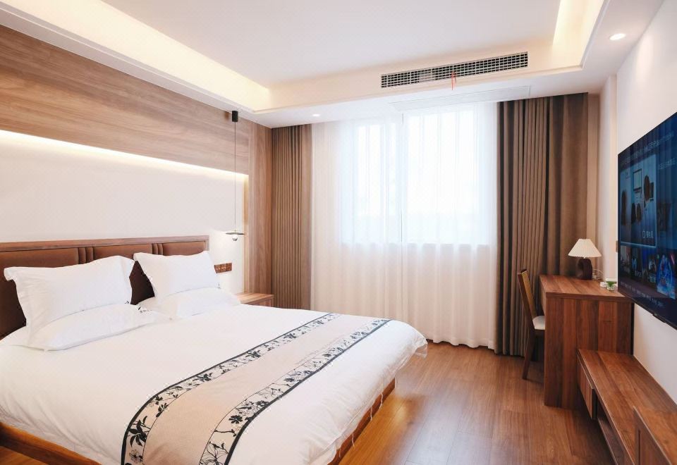 崇禧 | 雅緻大床房-CBD床墊·智能馬桶·乾濕分離〉