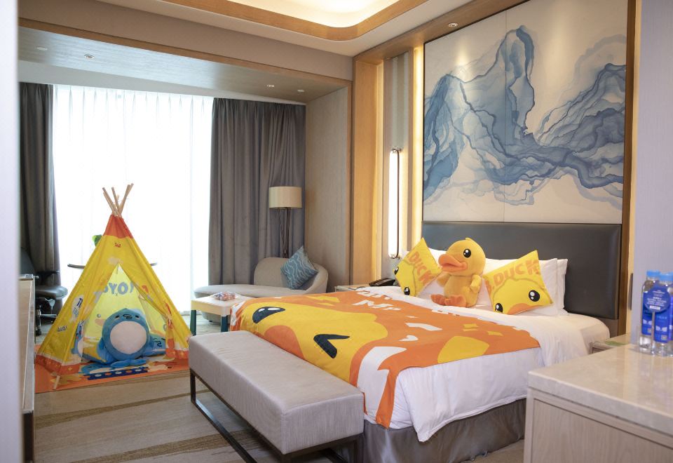 B.duck小黄鸭亲子大床房-萌趣陪伴欢乐童年