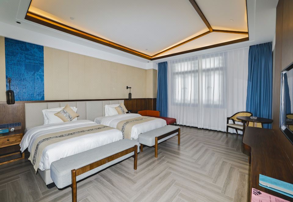 Wyndham Grand Plaza Royale Fengshun Hot Springs ResortHot Spring Room (2 Beds) (Soaking Tub)