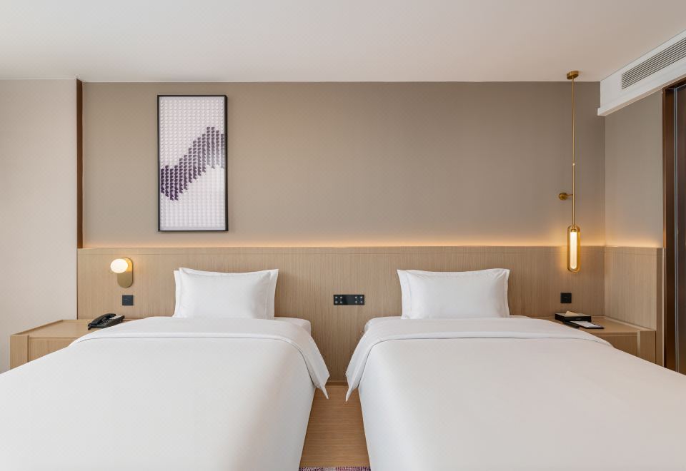 商务双床房（智能客控,电视投屏，慕思床垫）