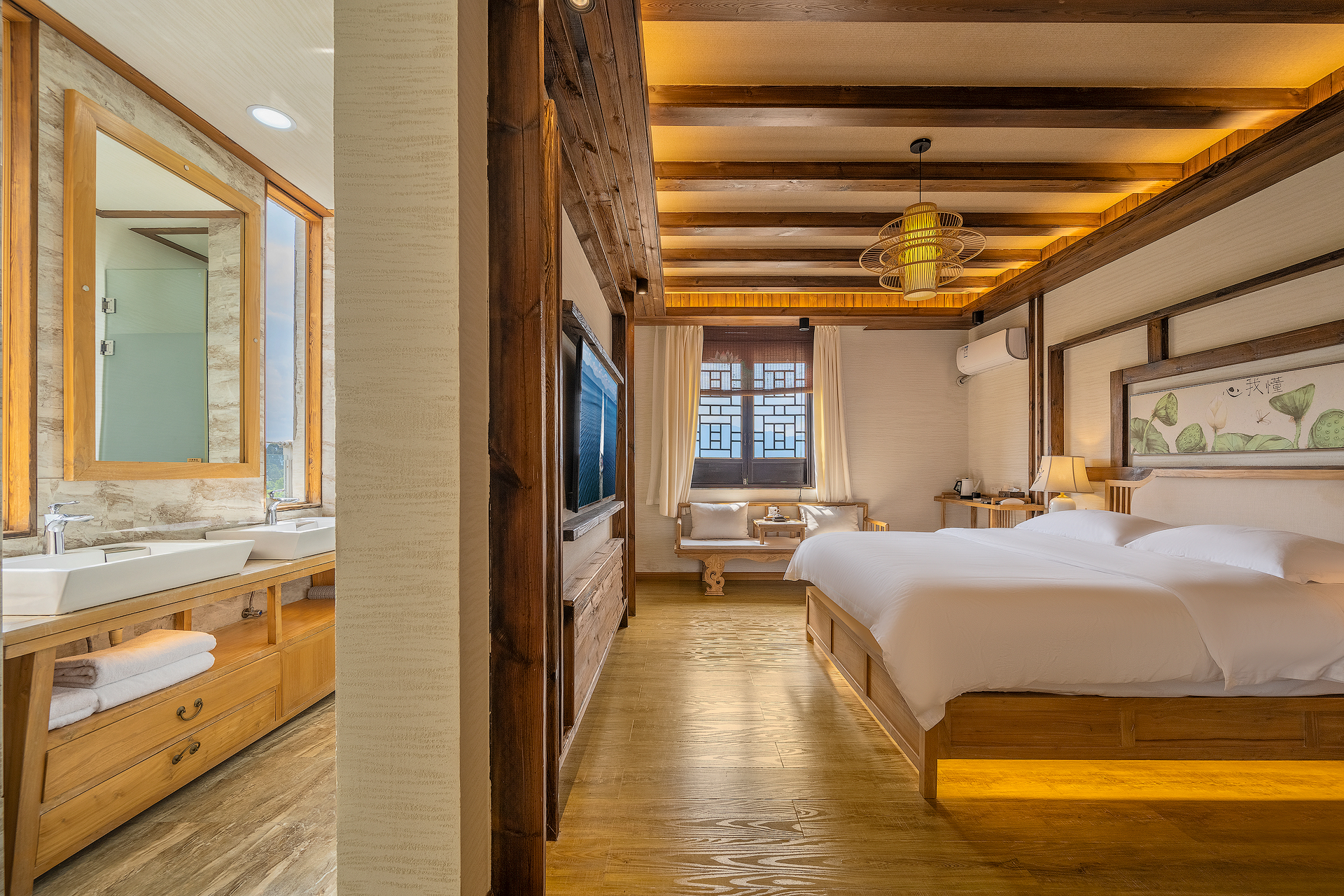 Bo Lian Chen Inn知暮 - 湖景露台大床房