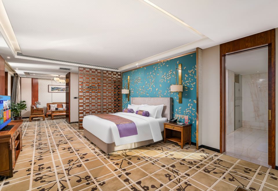 雍貴套房（大空間+特大床+紅木傢俱+會客區）