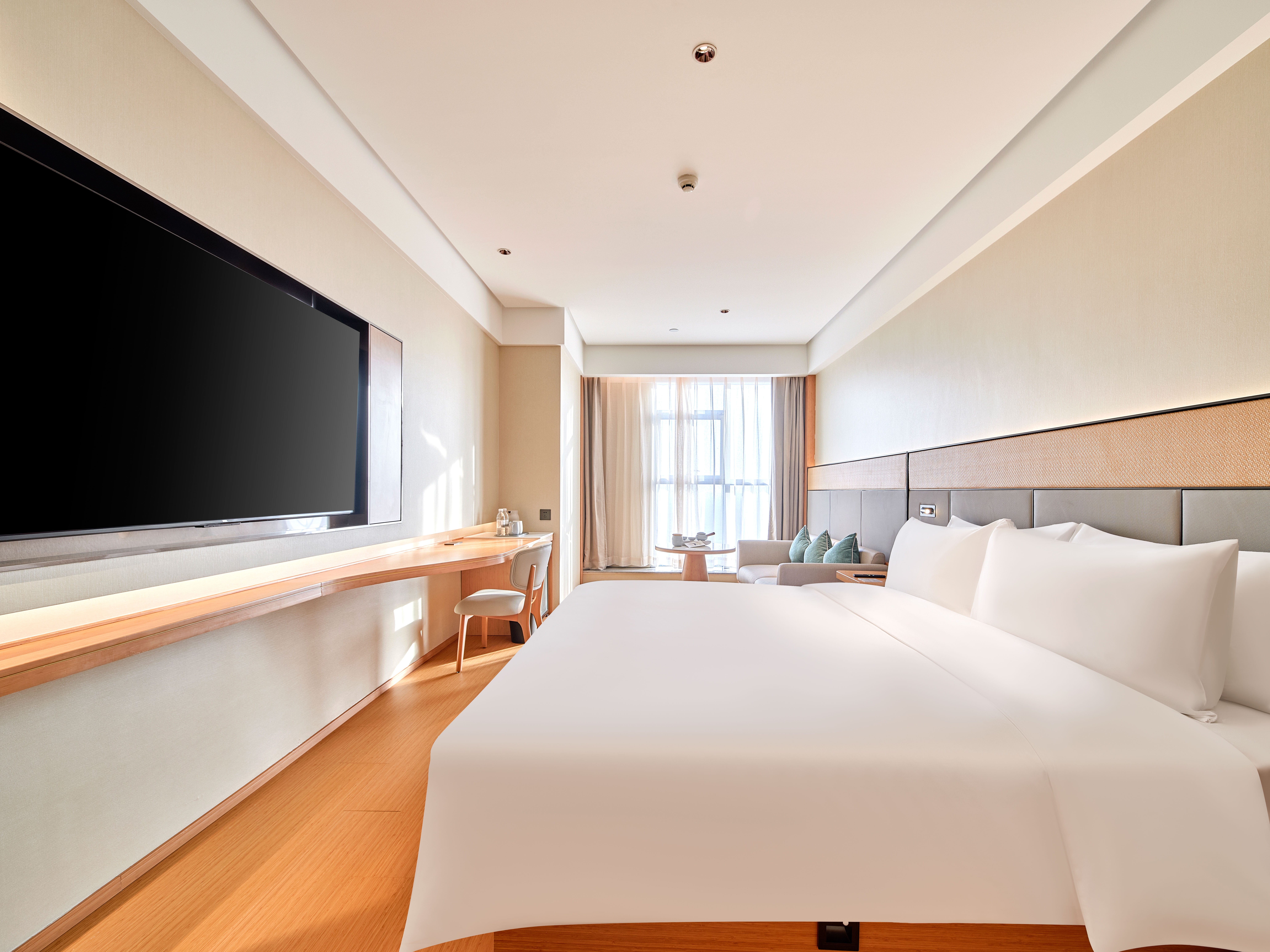 大床房（高层全景落地窗+全屋智能+智能马桶+花香枕）