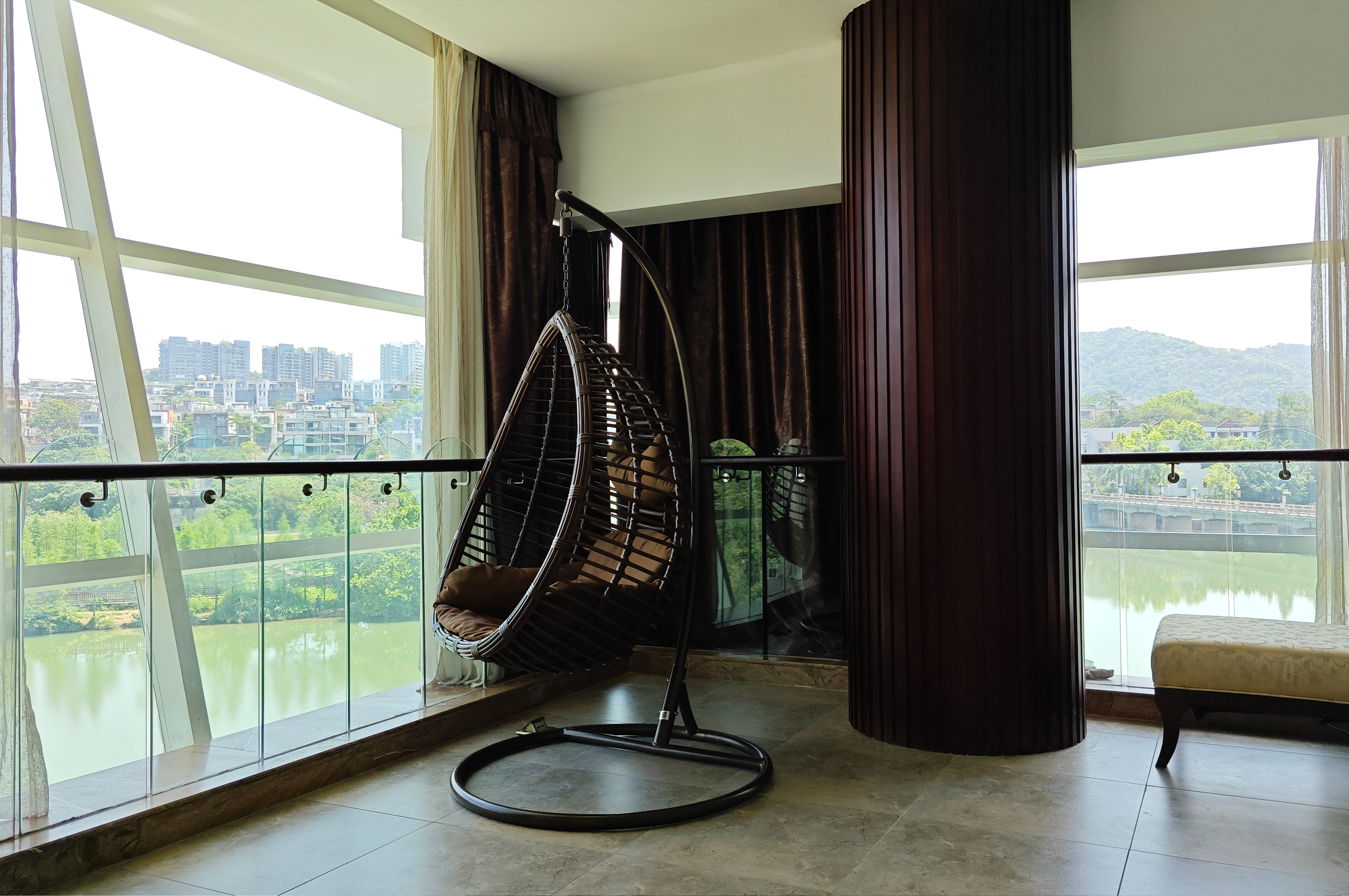 河景豪华套房两房一厅|独立温泉池