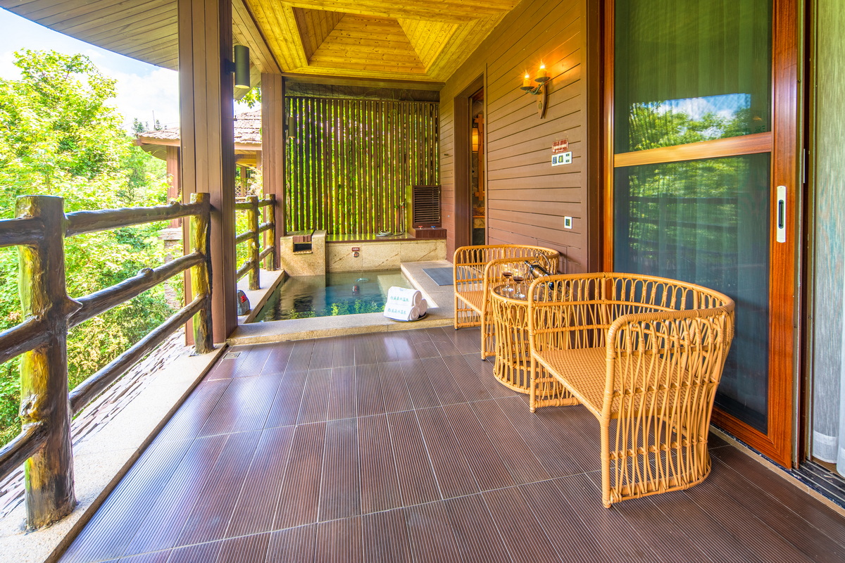 复式树屋I独立泡池