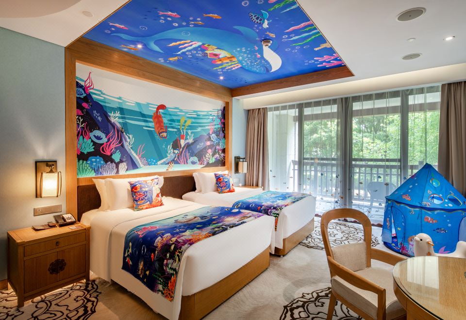 海洋主題親子雙床房