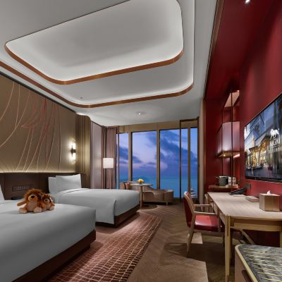 美高梅行政海景雙床房 青島美高梅飯店優惠