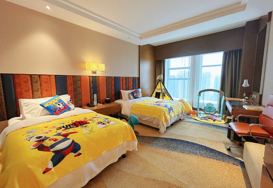 贝肯熊亲子主题双床房