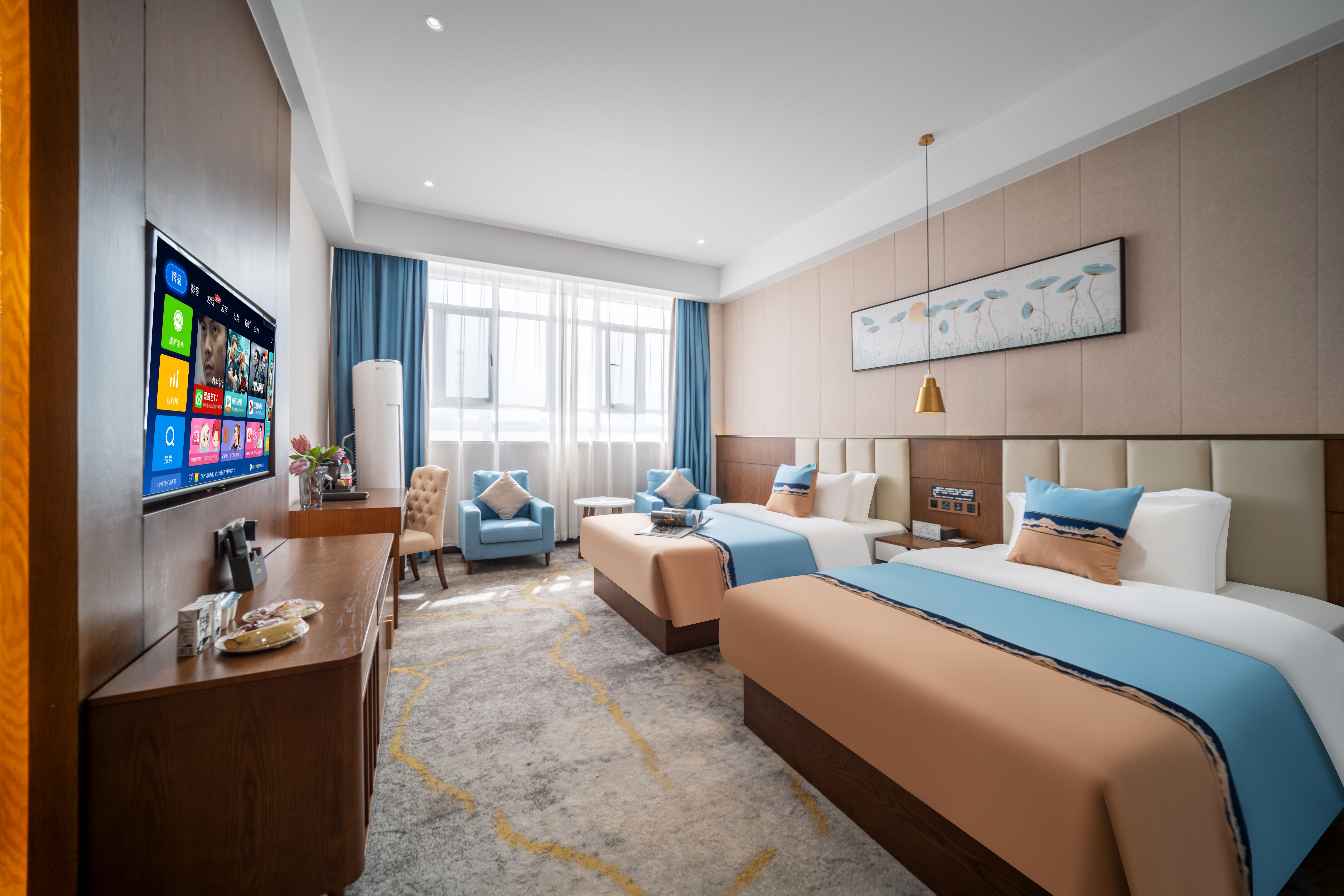 凤凰豪华双床房