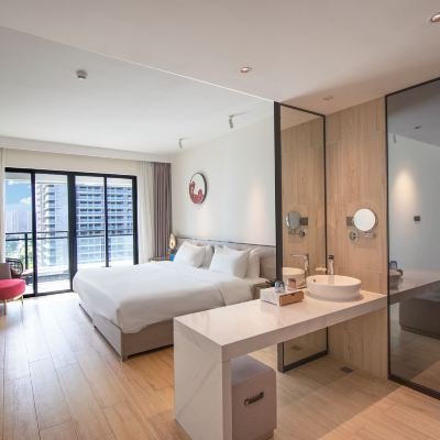 雅緻海景雙拼大床房（側海景） 惠東雙月灣華美達酒店優惠