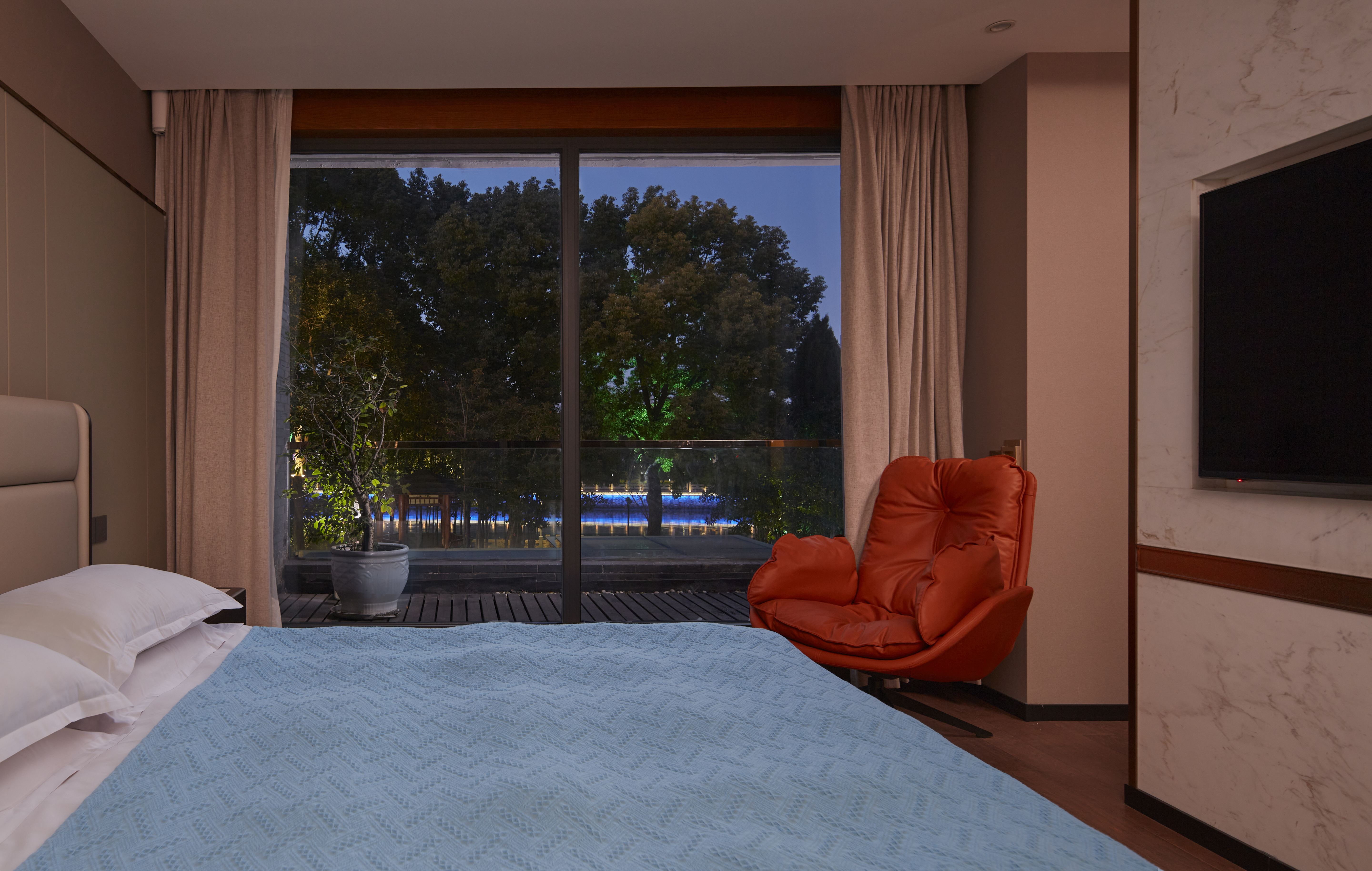 Xiang Zhang Shu Hotel观璟·180°古运河风光超级视野大露台·景观套房