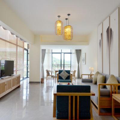 楚雲台星空温泉兩房一廳（帶私家泡池） 江門古兜月泉湖居酒店優惠