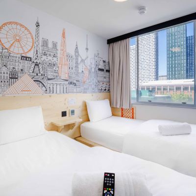 雙床房（有窗） 克羅伊登便捷酒店優惠