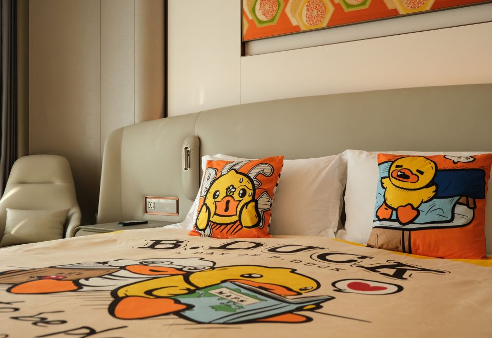 小黃鴨廣州塔景房·超大床·加強版