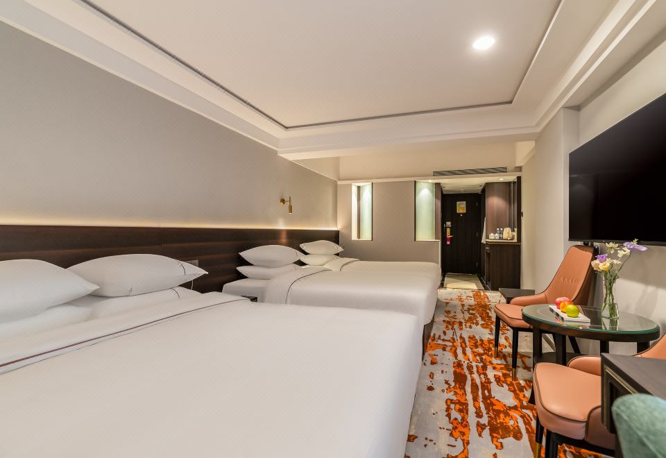 翠乐房欢聚三床房