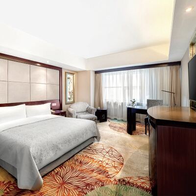 商務大床房（城景+靜謐） 黑龍江金谷大廈（中央大街店）優惠