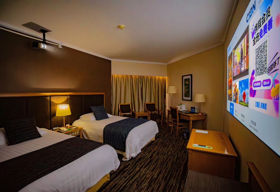 巨幕畅想影音双床房（高清大屏+畅看VP影片）