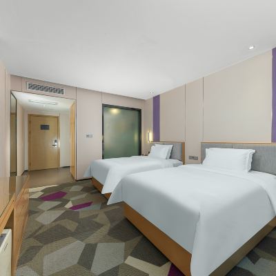 豪華雙床房【慕斯床墊+迷你冰箱+空氣凈化器】 麗楓酒店（中山沙溪星寶時代廣場店）優惠