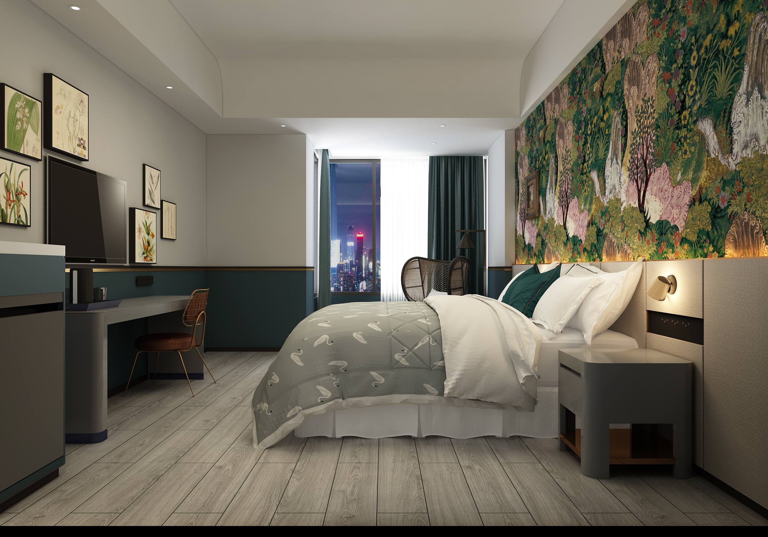 兰欧IP大床房（智能客控+休闲藤椅|云感沙发+小罐茶）