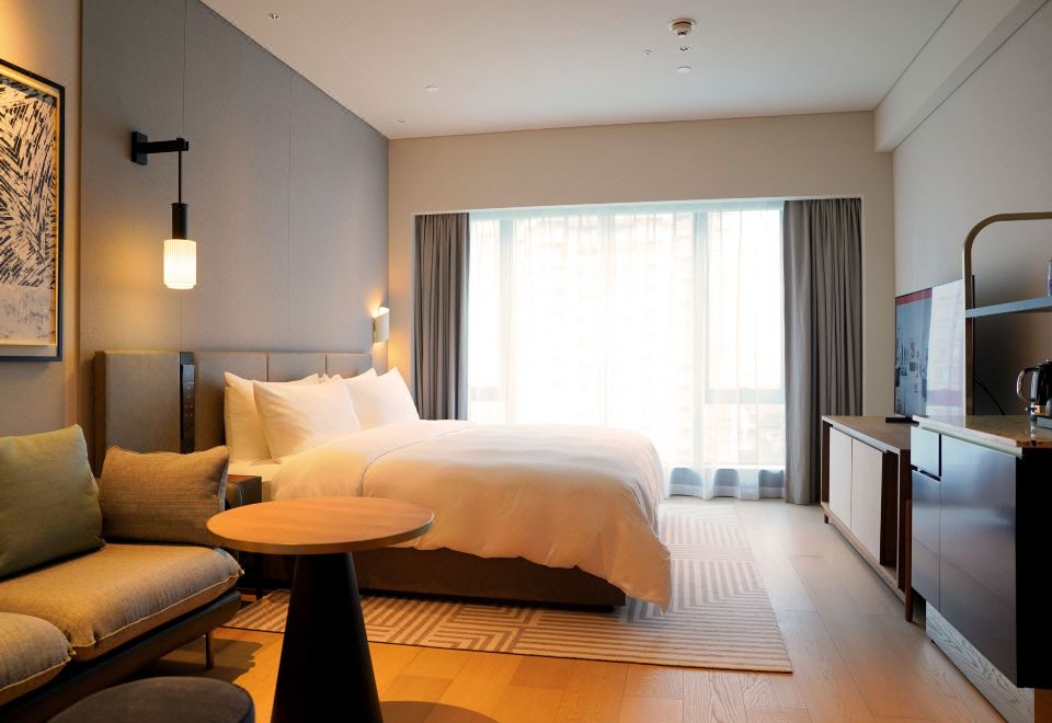 暖心大床房（私享席梦思床垫+亲肤床品+无障碍风格）