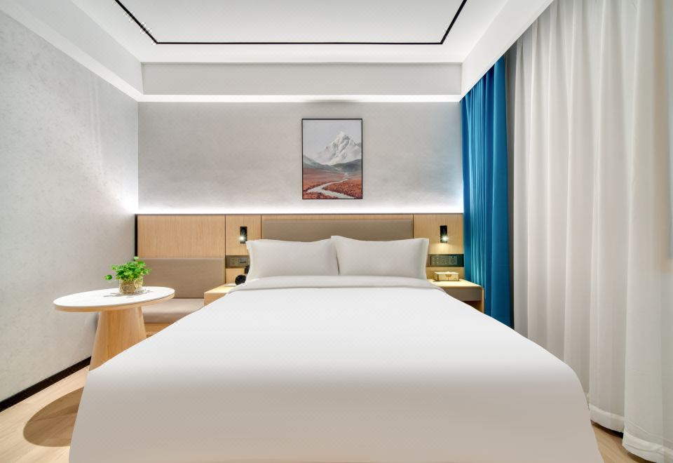 Sunset Small Building Big Bed Room [intelligent Voice Guest Control Small Degree &4K TV With Member Projection Screen & Smart Toilet & Dry And Wet Separation]