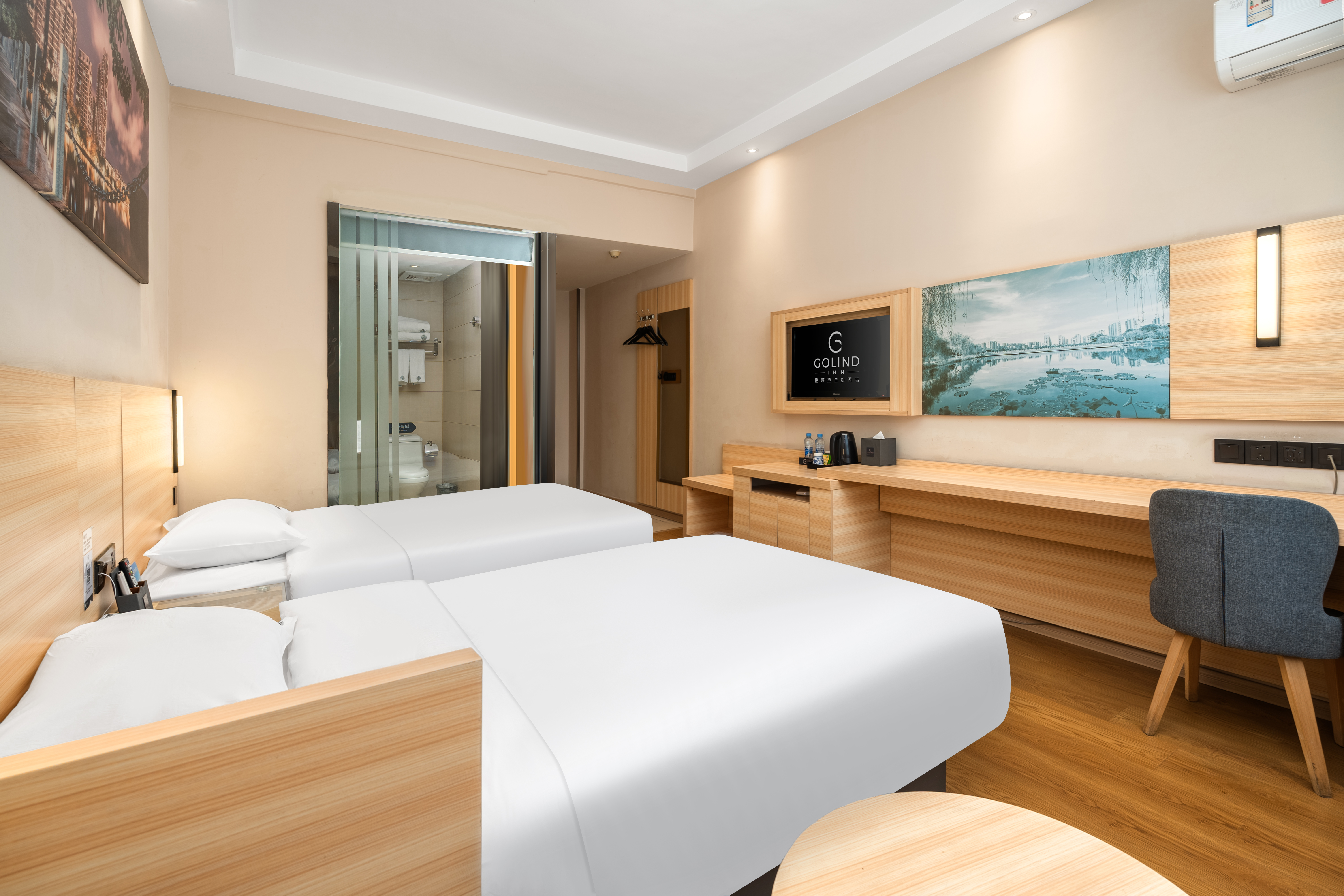 零压舒享双床房（零压枕头床垫+智能烘乾洗衣机+熟睡遮光窗帘）