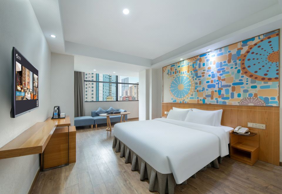 Insail Hotels Dongshankou Subway Station GuangzhouWelcome Business Double Bed Room