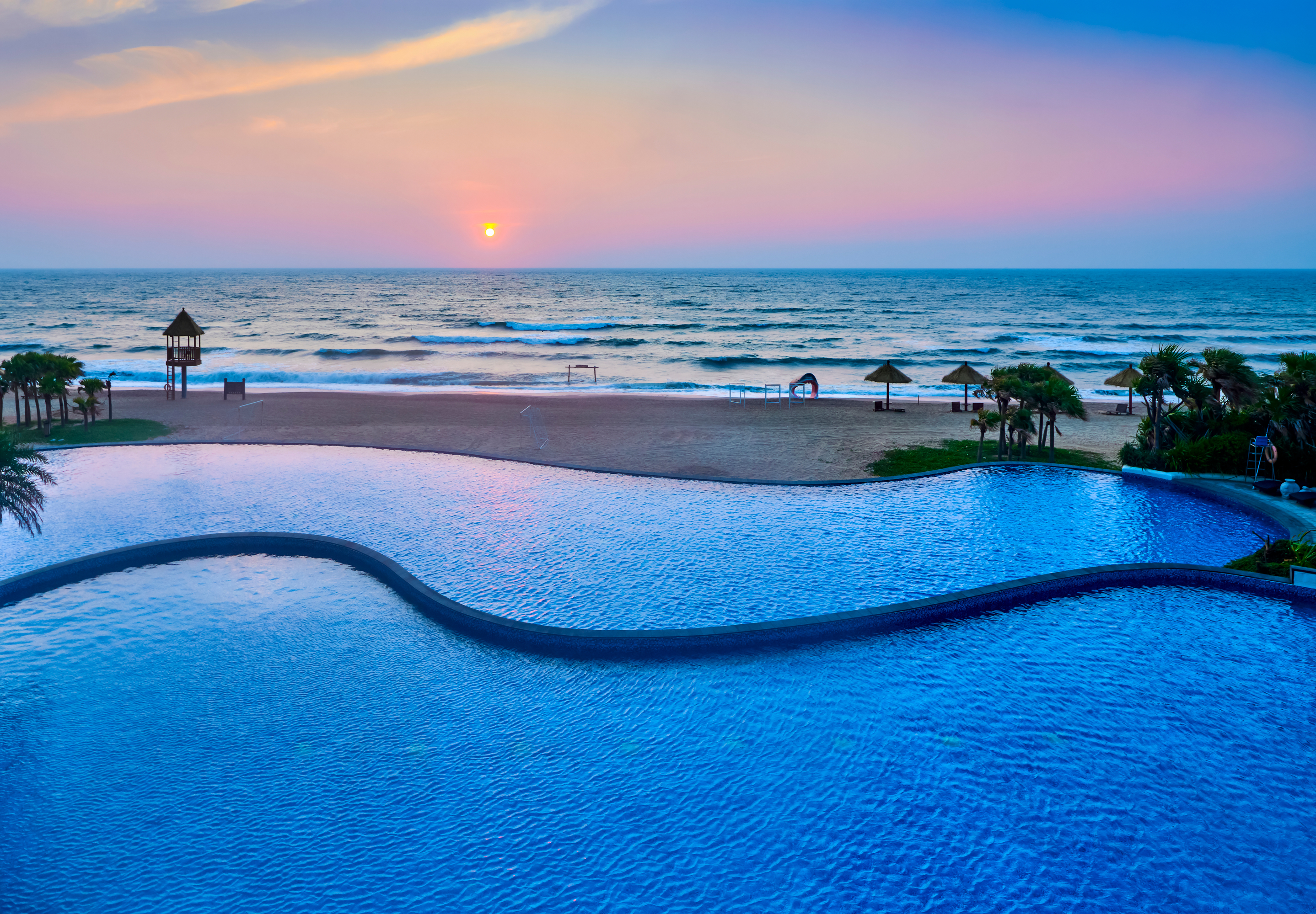 天际正海景双卧套房