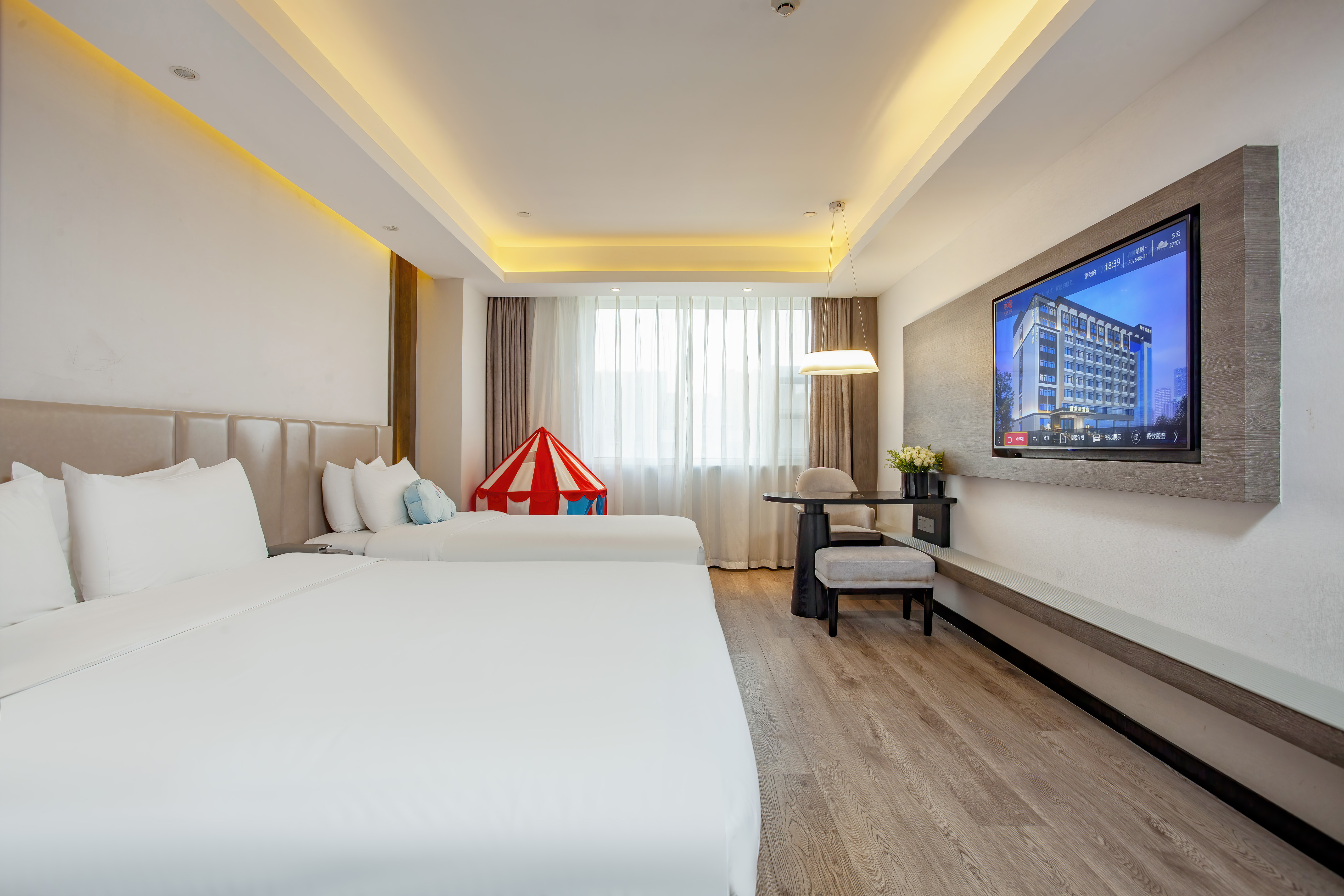 趣味亲子房（趣味帐篷+护颈荞麦枕）