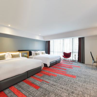 至尊豪華三張床 伯萊爾曼谷飯店 SHA Extra Plus優惠