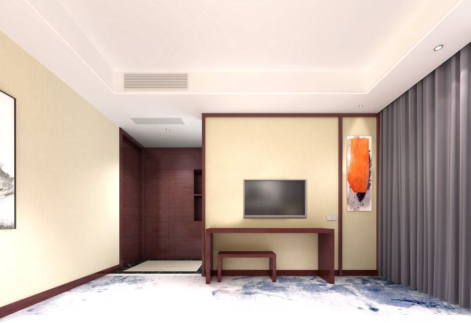 商務風尚大床房：靜謐山景+舒享大浴室