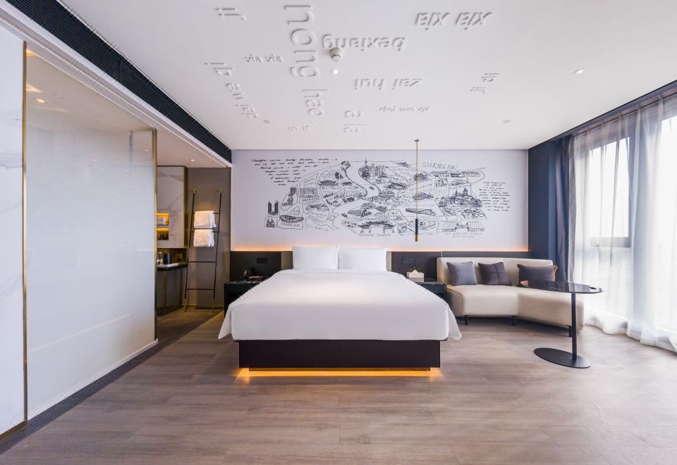 欢阁大床房（手机投屏+小冰箱）