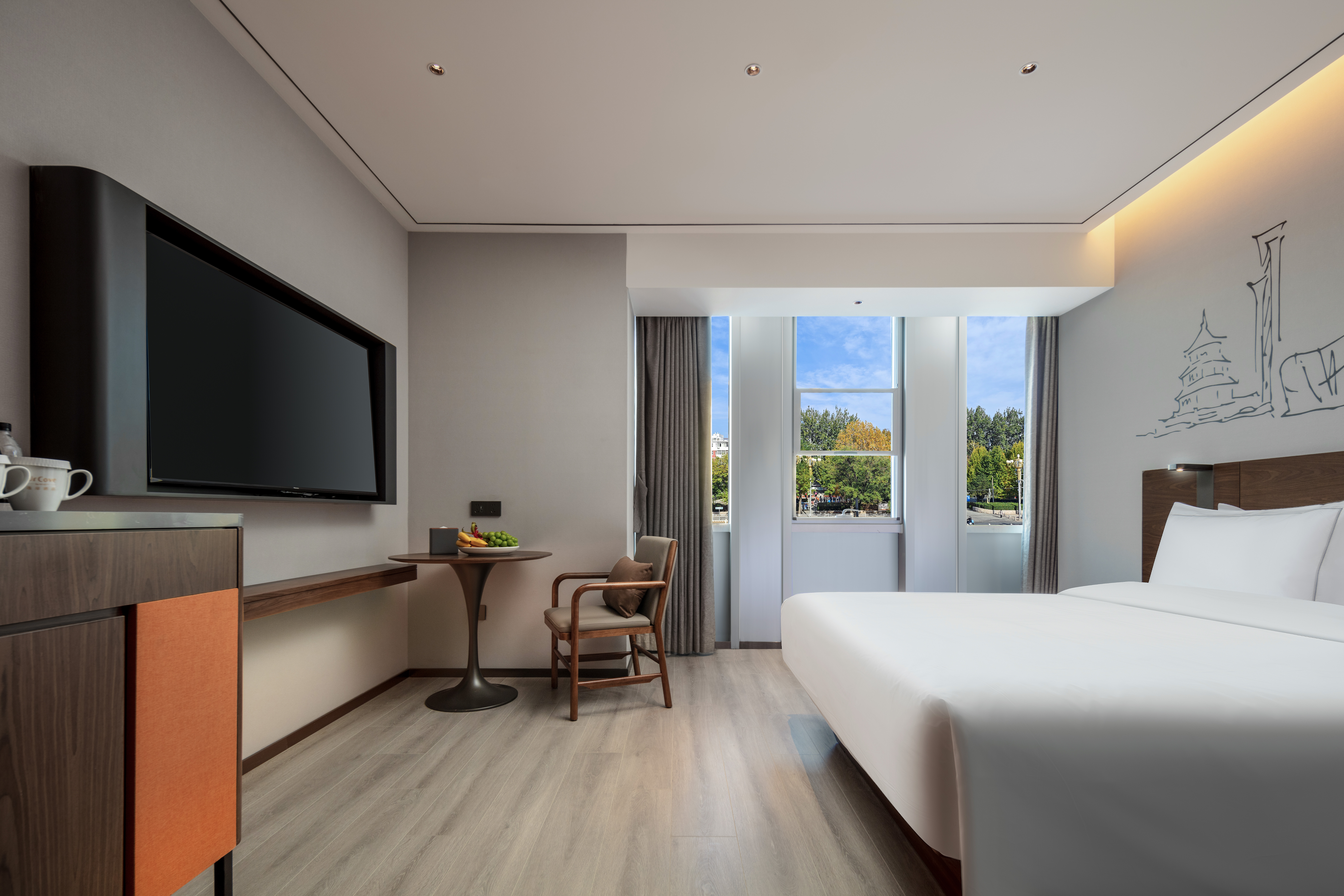 高级大床房 （皮爷胶囊Coffee机+智能客控+丝涟床垫）