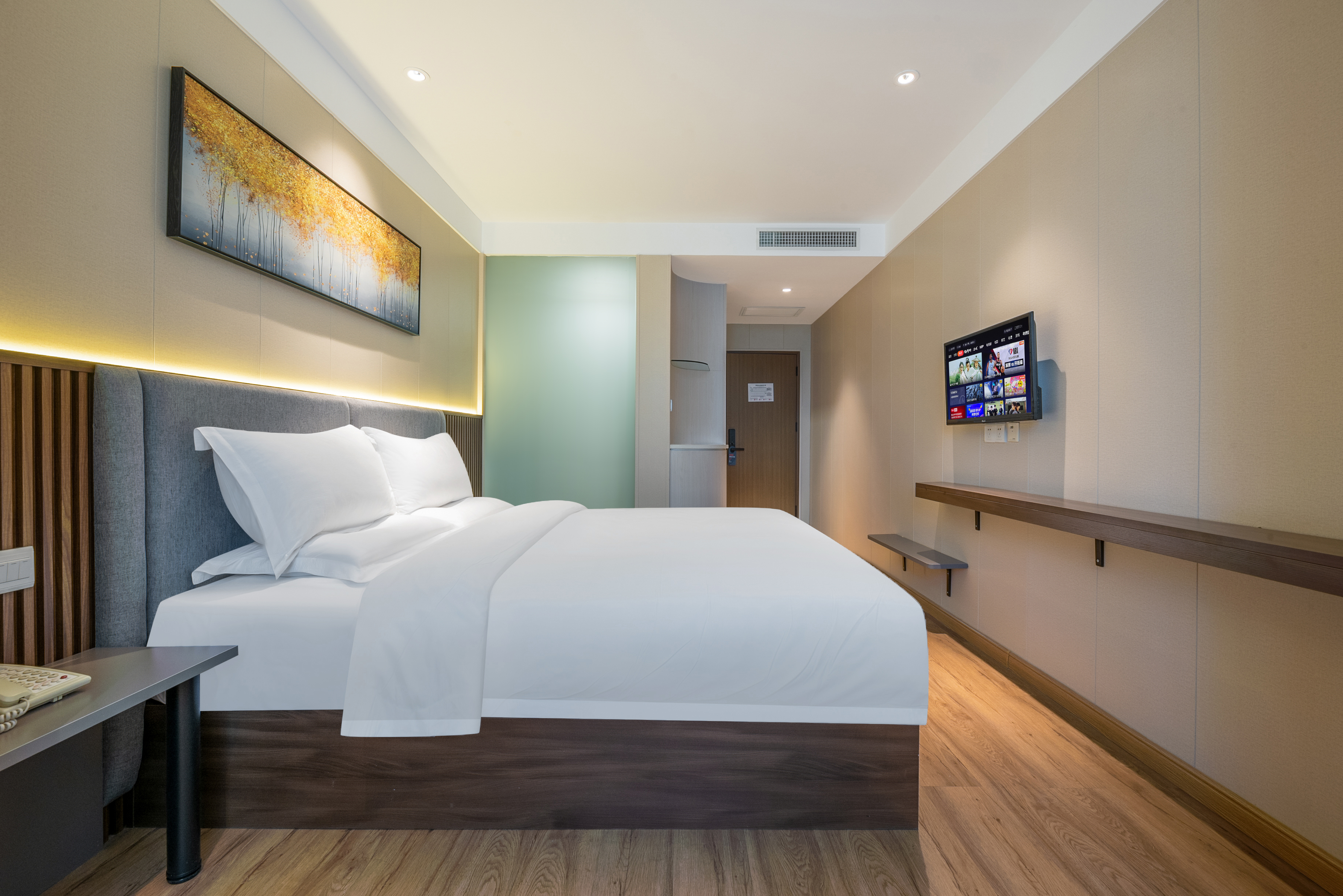 Tooyo Hotel (Xi'an Bell Tower and Drum Tower Huimin Street)长乐未央大床房+出行方便+安心睡眠