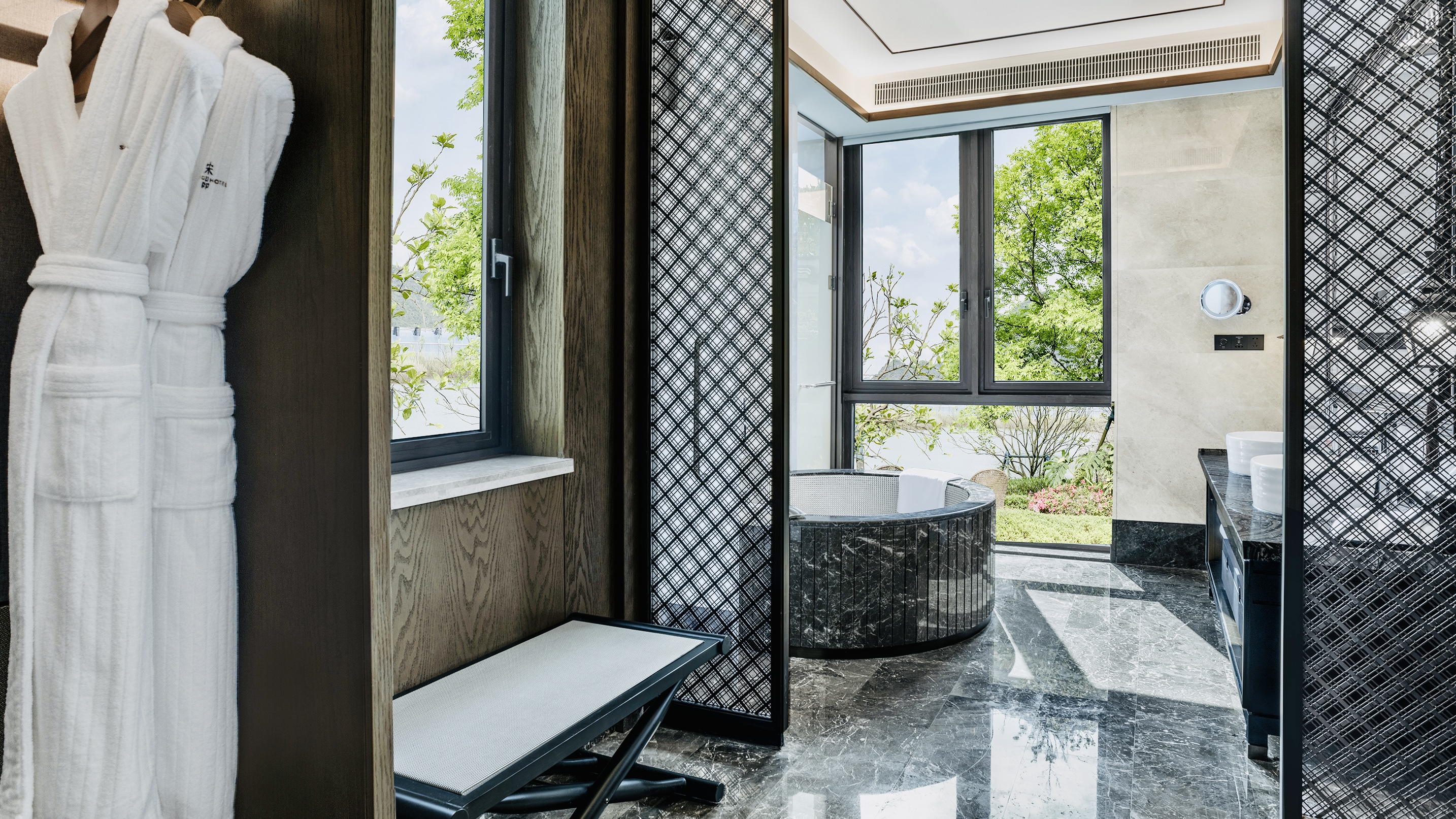 庭院露台双床单卧别墅