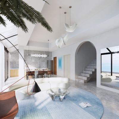 意式極簡 洋房別墅複式8房14床【KTV+麻將機+燒烤爐】 惠州華潤小徑灣UK海景設計公寓優惠