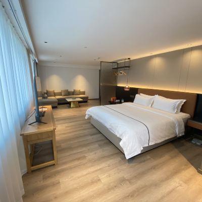 超級大床房（科勒潔具+全屋智能聲控+投屏電視） 重慶博頓美錦飯店（解放碑中心店）優惠