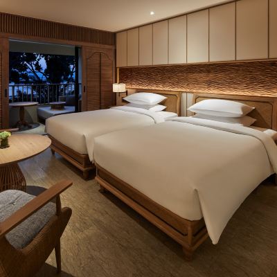 帶花園景觀的2張單人床 巴釐凱悦酒店優惠