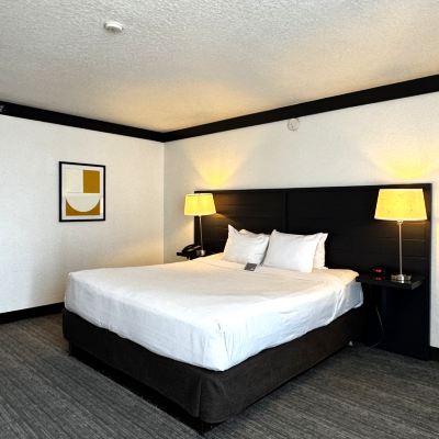 池景房（特大床，可吸菸） OYO拉斯維加斯娛樂場飯店優惠