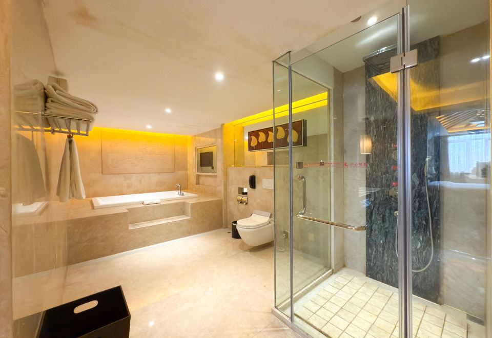 海丽号总统套房（温泉水+私人影音室+室外露天泡池+大浴缸+湿蒸房）